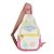 Bolsa Peitoral ATHENA - Branca Floral - Imagem 1