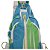Bolsa Transversal ARTEMIS -  Azul e Verde - Imagem 4