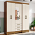 Guarda-Roupa Casal 6 Portas Bater 3 Gavetas Nature/Off-White – Espaço, Organização e Sofisticação para o seu Quarto! - Imagem 4