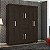 Guarda-Roupa Casal Munique 8 Portas Ébano Touch – Espaço, Organização e Elegância! - Imagem 1