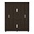 Guarda-Roupa Casal Munique 8 Portas Ébano Touch – Espaço, Organização e Elegância! - Imagem 4