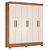 Guarda-Roupa Verso 6 Portas Amêndola Touch/Nude Prime – Praticidade, Organização e Estilo - Imagem 3