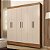 Guarda-Roupa Verso 6 Portas Amêndola Touch/Nude Prime – Praticidade, Organização e Estilo - Imagem 1