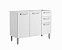 Gabinete de Cozinha Modulado Bertolini Gourmet 7024 – 3 Portas e 2 Gavetas sem Tampo (120cm) - Imagem 2