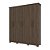 Guarda-Roupa Casal Cover 6 Portas 3 Gavetas – Organização e Sofisticação! - Imagem 2