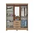 Roupeiro 4 Portas 3 Gavetas Jequitibá Brilho – Organização e Elegância para o Seu Quarto! - Imagem 5