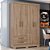 Roupeiro Jequitibá com 4 Portas e 2 Gavetas – Organização, Estilo e Funcionalidade para o Seu Quarto! - Imagem 1