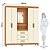 Guarda-Roupa Sintra 4 Portas 3 Gavetas com Espelho – Funcionalidade, Design e Organização para o Seu Quarto! - Imagem 3