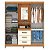 Guarda-Roupa Sintra 4 Portas 3 Gavetas com Espelho – Funcionalidade, Design e Organização para o Seu Quarto! - Imagem 4