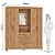 Guarda-Roupa Sintra 4 Portas 3 Gavetas com Espelho – Funcionalidade, Design e Organização para o Seu Quarto! - Imagem 3