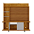 Estante Home Taurus Naturalle/Off-White/Ripado – Modernidade, Praticidade e Sofisticação para sua Sala! - Imagem 4