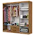 Guarda-Roupa Casal Áries com Espelho – 6 Portas e 2 Gavetas | Carioca Móveis - Imagem 3