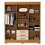 [Guarda-Roupa Débora Capelinha 6 Portas com Espelho – 100% MDF - Imagem 4