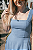 Vestido Celine Azul Celeste - Imagem 3