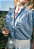 Camisa Audrey Azul Celeste - Imagem 1