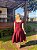 Vestido Celine Manga Curta Cherry - Imagem 3