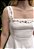 Vestido Celine Bordado Off White - Imagem 1