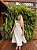 Vestido Celine Bordado Off White - Imagem 4