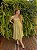 Vestido Celine Manga Curta Amarelo Manteiga - Imagem 1