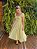 Vestido Celine Manga Curta Amarelo Manteiga - Imagem 5