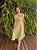 Vestido Celine Manga Curta Amarelo Manteiga - Imagem 3