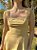 Vestido Celine Bordado Amarelo Manteiga - Imagem 5