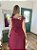 Vestido Lívia Manga Copinho Cherry - Imagem 6