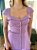 Vestido Lívia Manga Copinho Lilás - Imagem 2