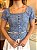 Blusa Beatriz Azul Celeste - Imagem 1