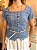 Blusa Beatriz Azul Celeste - Imagem 6