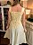 Vestido Celine Amarelo Manteiga Rendado - Imagem 7