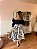 Saia Vintage Toile de Jouy Marinho - Imagem 2