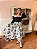 Saia Vintage Toile de Jouy Marinho - Imagem 7
