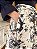 Saia Vintage Toile de Jouy Marinho - Imagem 10