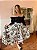 Saia Vintage Toile de Jouy Marinho - Imagem 15