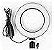 Anel Iluminador LED Flexivel Ring Light Tripe 20cm com Suporte Celular Universal Selfie Youtuber Gravação Fotos Makes - Imagem 6