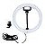 Anel Iluminador LED Flexivel Ring Light Tripe 20cm com Suporte Celular Universal Selfie Youtuber Gravação Fotos Makes - Imagem 18