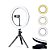 Anel Iluminador LED Flexivel Ring Light Tripe 20cm com Suporte Celular Universal Selfie Youtuber Gravação Fotos Makes - Imagem 2