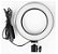 Anel Iluminador LED Flexivel Ring Light Tripe 20cm com Suporte Celular Universal Selfie Youtuber Gravação Fotos Makes - Imagem 5