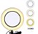 Anel Iluminador LED Flexivel Ring Light Tripe 20cm com Suporte Celular Universal Selfie Youtuber Gravação Fotos Makes - Imagem 19
