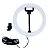 Anel Iluminador LED Flexivel Ring Light Tripe 20cm com Suporte Celular Universal Selfie Youtuber Gravação Fotos Makes - Imagem 16