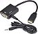 Cabo Adaptador Conversor Hdmi Para VGA Com Saída P2 De Áudio - Imagem 8
