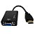 Cabo Adaptador Conversor HDMI para VGA com Saída P2 de áudio - Imagem 1