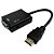 Cabo Adaptador Conversor HDMI para VGA com Saída P2 de áudio - Imagem 5