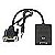 Cabo Conversor VGA para HDMI com Áudio e Vídeo 1080p Alimentação por USB Exbom CC-VHA30 - Imagem 3