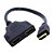 Cabo Divisor Duplicador Y HDMI Macho X 2 HDMI Femea (1.4V) 0,3M XT-2010 - Imagem 4