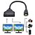 Cabo Divisor Duplicador Y HDMI Macho X 2 HDMI Femea (1.4V) 0,3M XT-2010 - Imagem 12