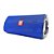 Caixa de Som Bluetooth 3.0 Portátil 10W Entrada USB Micro SD Auxiliar P2 Mic Hands Free Exbom CS-M33BT Azul - Imagem 2