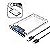 Case HD 2.5" e SATA SSD USB 3.0 Transparente - Imagem 3