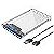 Case Para Hd 2.5 Sata Usb 3.0 Transparente Slim Externo Ecase-300 - Imagem 3